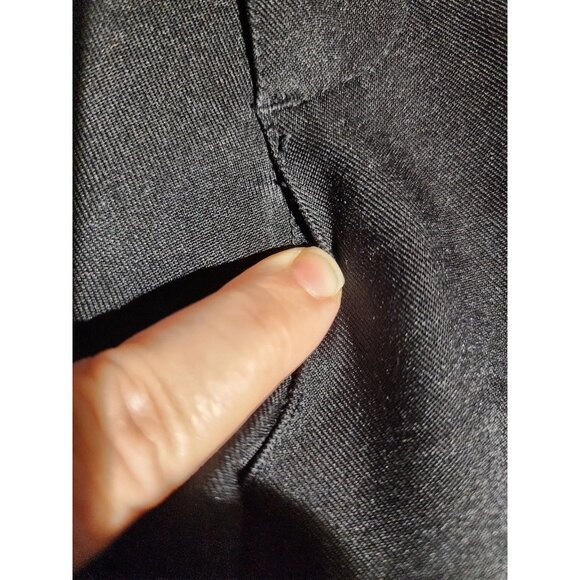 Oobe Men’s Dress Pants Black Straight Leg Flat Front Pockets Size38X34 - Picture 3 of 5